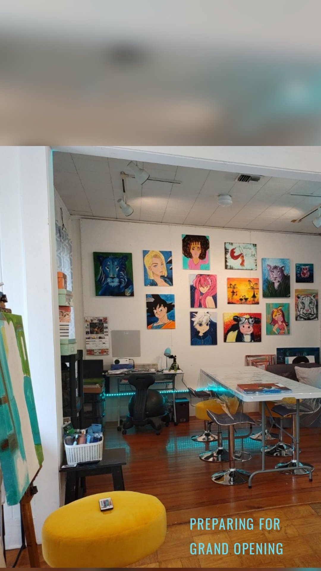 Preparing for 
Grand Opening